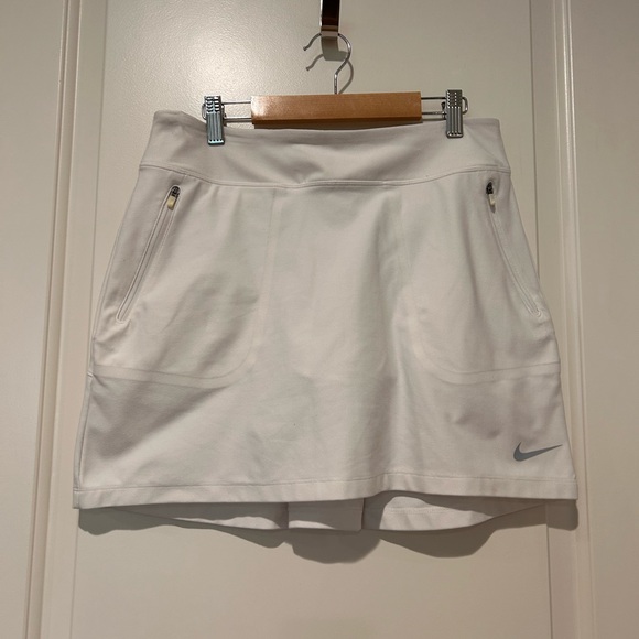 Nike Golf White Dri-FIT Skirt - Picture 1 of 10
